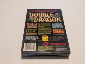 Double Dragon 1 Nintendo Entertainment System NES Tradewest 1988 CIB Super Clean