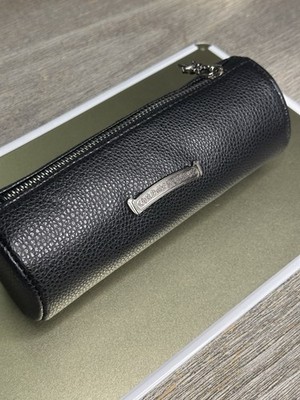 Chrome Hearts Pebble Leather Glasses Pencil Cosmetics Case Bag