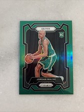 2023-24 Panini Prizm Jordan Walsh (RC) #158 Green Prizm Color Match Celtics
