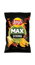 2 × LAYS MAX STRONG Cheese & Cayenne Flavor Potato Chips Snacks 120g 4.2oz