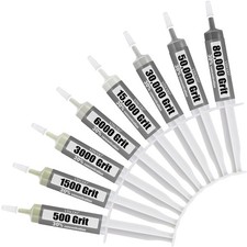 8 Pack Diamond Polishing Compound,Diamond Polishing Paste 80000 to 500 Grit w...