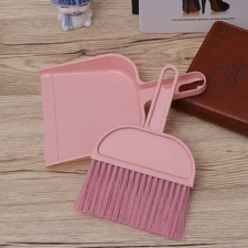 Mini Dust Pan and Brush Small Table Top Dustpan Whisk Broom Kitchen