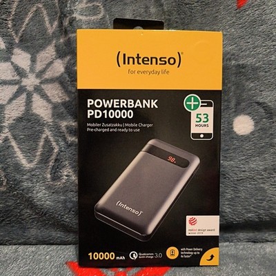 Intenso Powerbank PD10000 Anthrazit 10000 mAh Power Delivery und Quickcharge