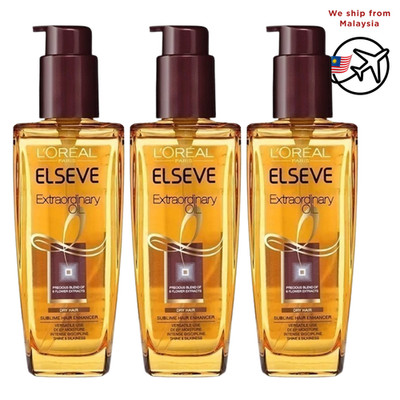 L'Oreal Paris Elseve Extraordinary Oil Brown 100ml - 3 PACK