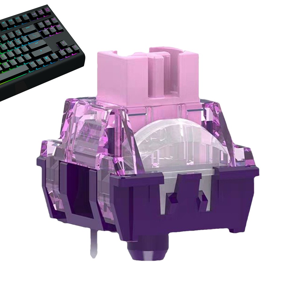 Upgrade Your Keyboard with DIY Purple TTC Axis Mechanical Switches