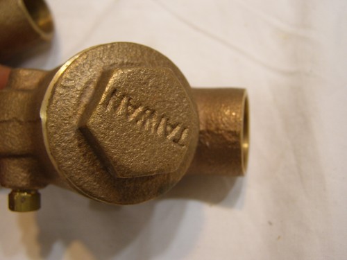 2 Industrie 3/4" Swing Rückschlagventile Bronze Y Muster Sweat x Sweat 150 S 300CWP - Bild 5 von 9