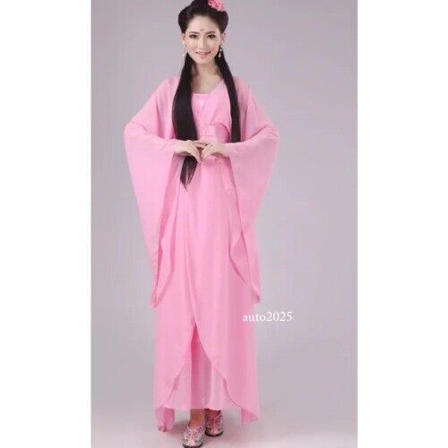 Golden Dragon Hanfu Chinese Traditional Dress Chinese Plus Size Stage Outfits - Afbeelding 14 van 19