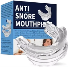 Anti Snore Mouthpiece Sleep Aids Mouth Guards Stop Snoring Adjustable Bruxisms