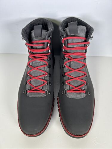 COLE HAAN ZERØGRAND Men's Size 12 Leather Water Resistant Hiking Boots C31400 - Picture 3 of 14