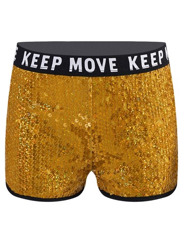 Kids Girls Bottoms Performance Shorts Jazz Pants Sparkling Costume Party Ballet - Picture 43 of 59
