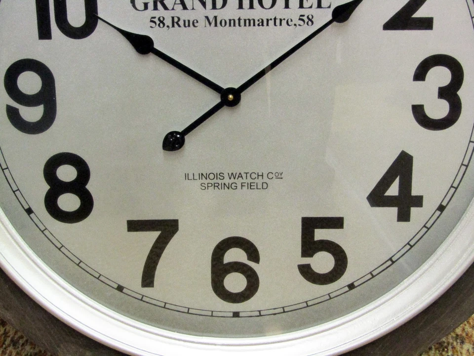 RELOJ PARED MADERA GALERÍA GRANDE 31" 52141 Foto 3 de 3