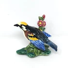 Vintage Stangl Birds Figurine Chestnut Warbler 3812 Ceramic Porcelain Hand Paint