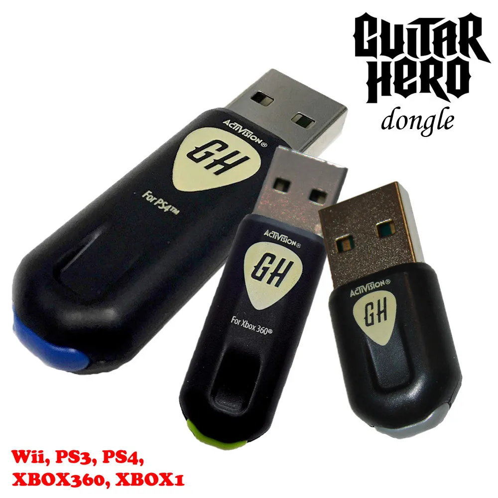 Guitar Hero Live USB Dongle Replacement Wireless Adaptor Xbox Wii