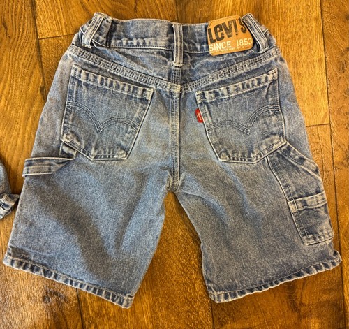 Levis Carpenter Shorts Boys 6 Denim Workwear Vintage Y2K Streetwear Grunge Lot - Picture 5 of 24