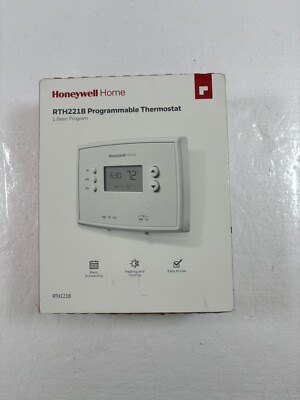 HONEYWELL RTH221B DIGITAL DISPLAY PROGRAMMABLE THERMOSTAT 785577812415|