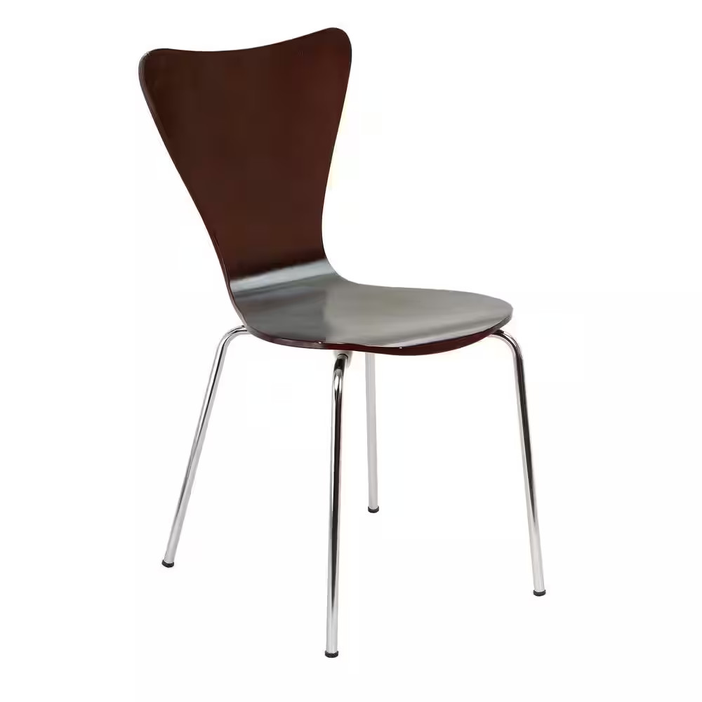 With Chrome Plated Metal Legs