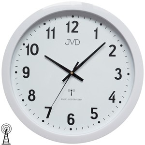 Jvd Rh652 Wanduhr Funk Funkwanduhr Analog Weiss Rund O Ca 40 Cm Modern Analog Ebay