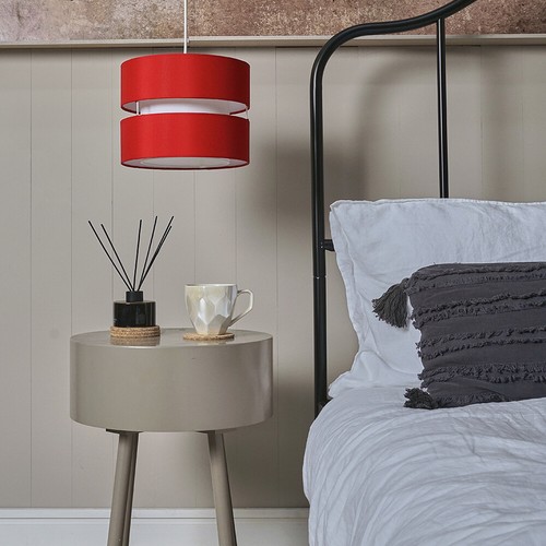 26cm Lamp Shades For Ceiling Light Shade Pendant Drum Lampshade Lightshade - Picture 39 of 48