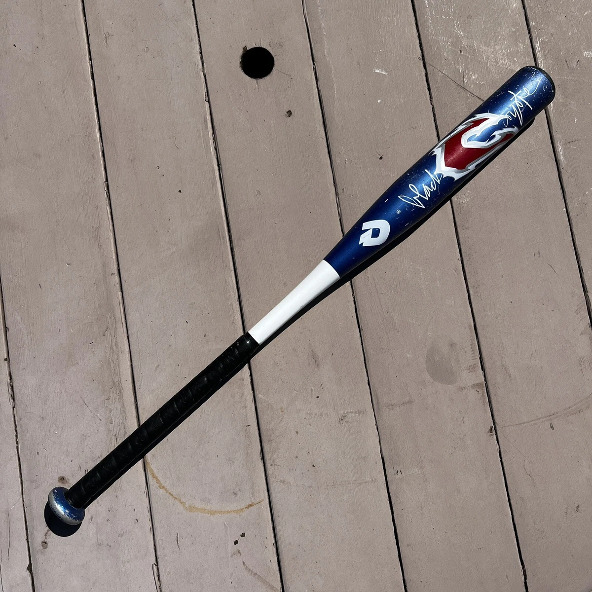 Batte De Baseball Jeunesse DeMarini Black Coyote (BCL12) - 30 Pouces, 19 Oz, Aluminium Bleu - Occasion