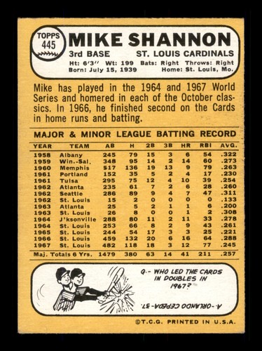 1968 TOPPS BASEBALL 335 TO 564 / SEE DROP DOWN MENU FOR CARD YOU WILL RECEIVE. - Picture 158 of 196