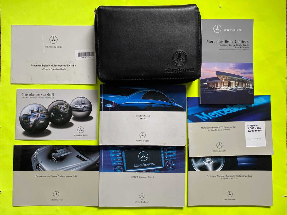 2006 Mercedes CLS-Class CLS500 CLS55 AMG Owners Manual Navigation
