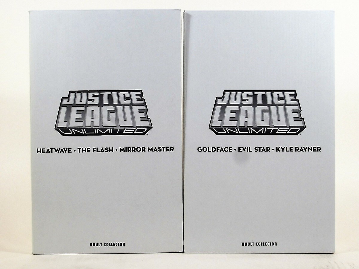 Justice League Unlimited 3-Packs LOT OF 2 Heatwave Flash Mirror