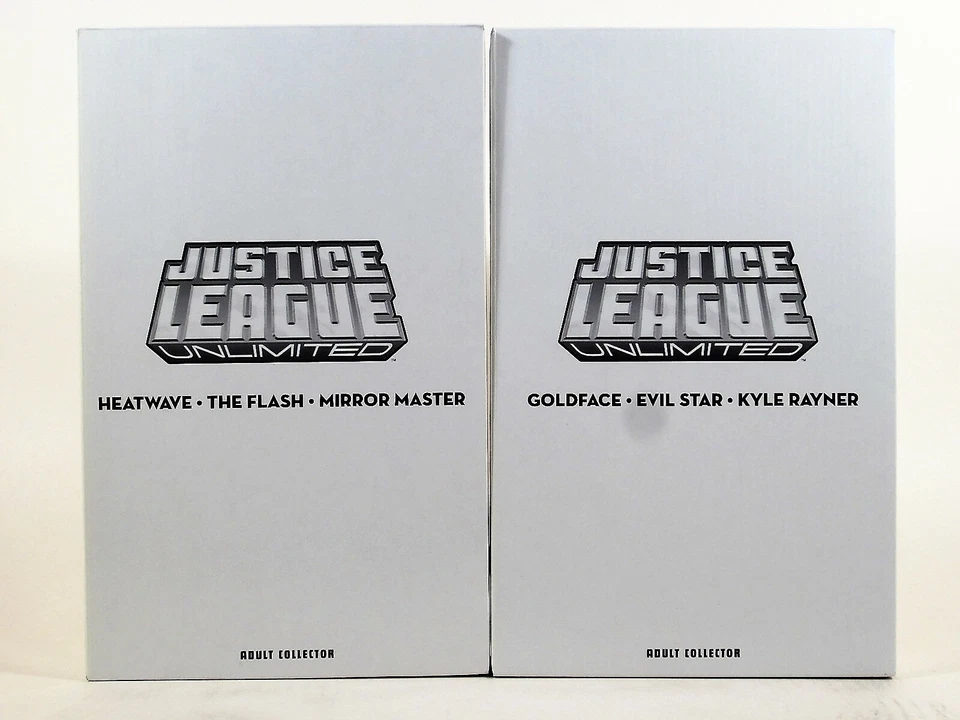 Justice League Unlimited 3 paquetes LOTE DE 2 Heatwave Flash Mirror Goldface Rayner+ Foto 2 de 3