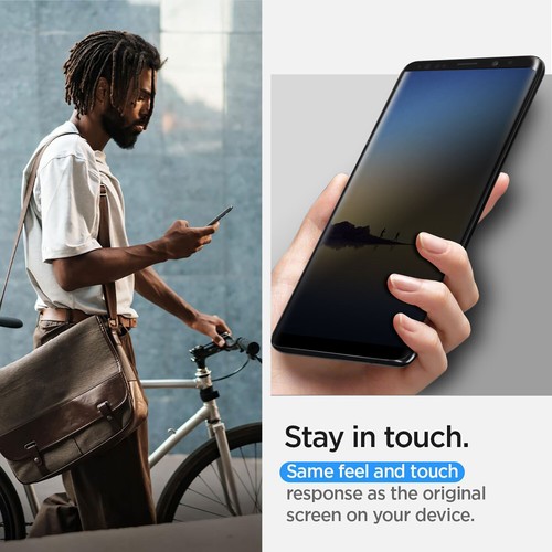 Protector de Pantalla de Privacidad Anti-Espía Negro Vidrio Templado para Samsung Galaxy Note 8 - Imagen 11 de 16
