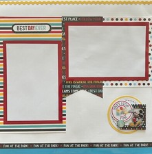 Disney 12x12 Premade Scrapbook Page-Best Day Ever