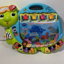 VTech Touch & Teach Sea Turtle Interactive Learning Book Toy Educational