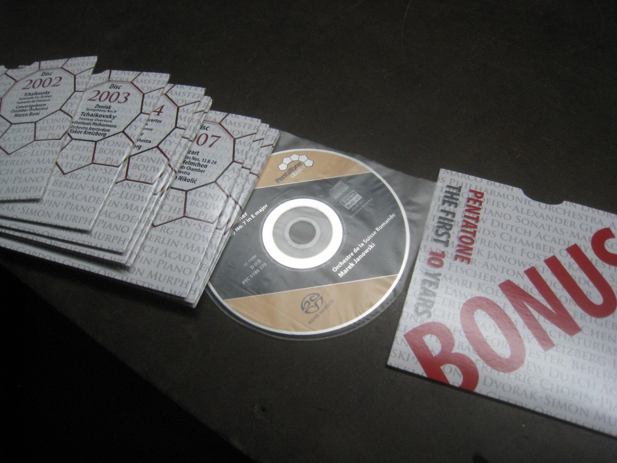 Pentatone First 10 Years, 10 SACDs box set + bonus (see pics), SACD (11)