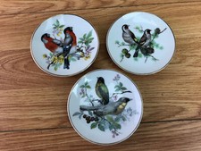 Bundle 3 x Small Decoraive Porcelain Wall Pates Various Birds 
