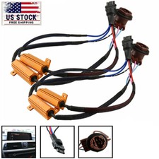2x 3157 Switchback Led Load Resistor Adapter Anti Hyper Flashing Error Canceler