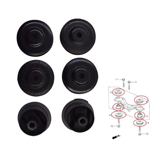 For 91-16 Honda CR-V Civic Rear Differential Arm Mounting Bushing+Support Rubber - Bild 5 von 8