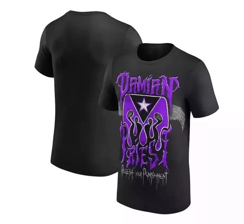 Black Damian Priest Receive Your Punishment T-Shirt