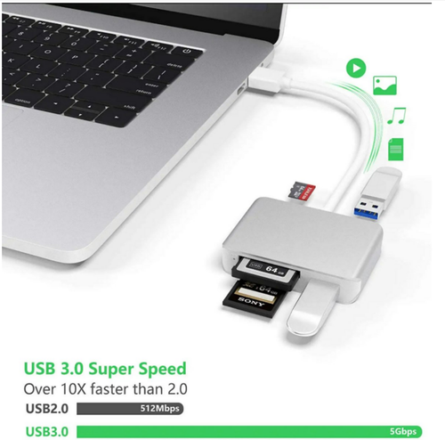Card Reader Writer Adapter for Sony G&M Series Multi-Card Reader USB 3.0 Port - Afbeelding 6 van 6