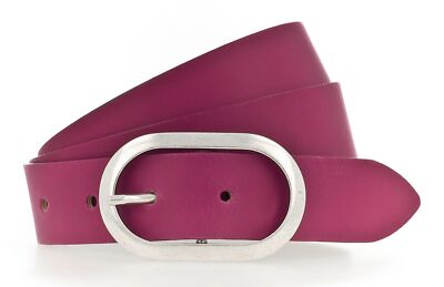 Vanzetti Classics 30mm Leather Belt W105 Gürtel Fuchsia Pink beere Neu