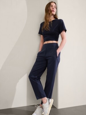 ATHLETA Endless High Rise Pant  10  | Navy #533636 NEW