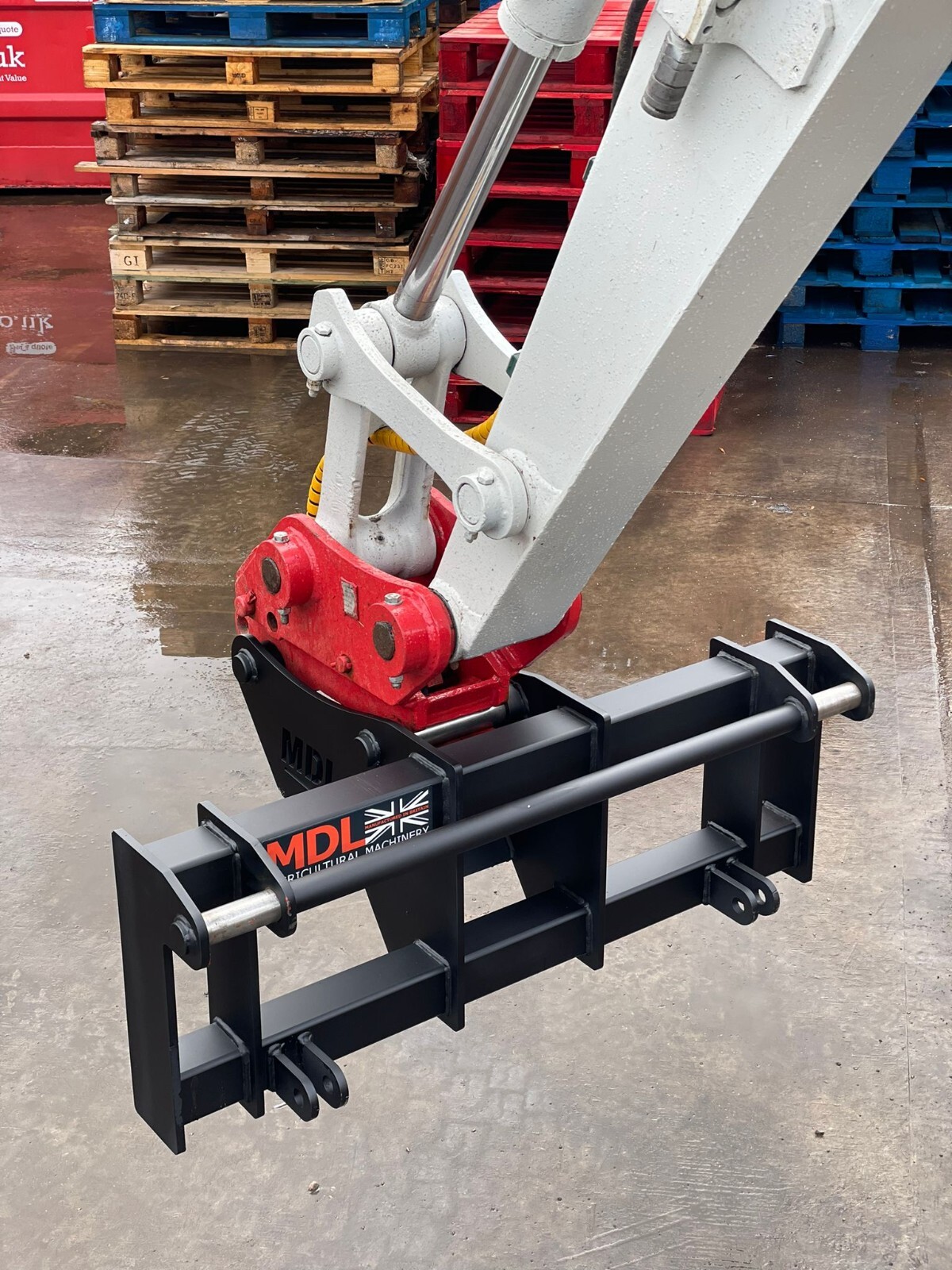 Excavator to Headstock Attachment Adaptor, EURO8, JCB QFit, Merlo