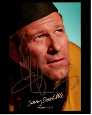 AARON ECKHART Signed Autographed 8x10 MIDWAY JIMMY DOOLITTLE Photo