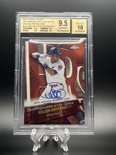 2017 Topps Chrome Willson Contreras Sophomore Orange Autograph /25 BGS 9.5/10