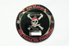 Surrender the Booty Polished Silver  Black Finish - New Unactivated Geocoin