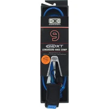 Ocean & Earth One XT Longboard Knee Comp Blue Longboard Leash - 9'