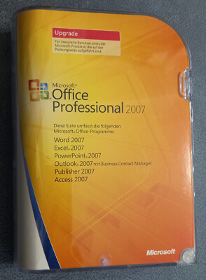 Microsoft Office Professional 2007 UPGRADE-  Deutsch