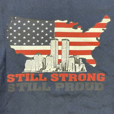 Still Strong Still Proud Twin Towers Mickey Unlimited  M/L Pullover Sweatshirt 