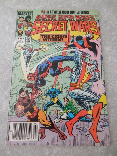 MARVEL SUPER-HEROES SECRET WARS #3, MARVEL, 1984, 1ST TITANIA, NEWSSTAND, VF!