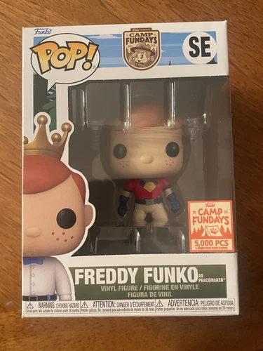 Freddy Funko as Peacemaker LE 5000, Funko Pop! Camp Fundays 2023, W/Protector