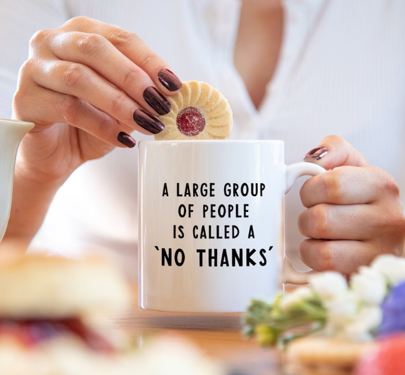 No thanks mug, funny gift, funny mug, funny mugs, mug, coffee cup, funny gifts