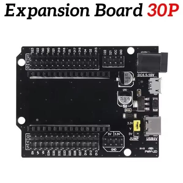 MARKENLOS Esp32 30Pin Netzteil Breakout Prototyp Steck Board Stromversorgung Terminal