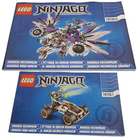 Lego 70725 Ninjago Nindroid Mechdragon INSTRUCTION MANUAL ONLY 2014 Retired 9+